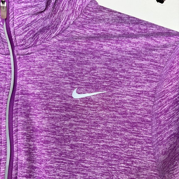 GUC Nike Dri Fit 1/4 Zip Running Element Long Sleeve Shirt Thumbholes - Picture 6 of 8